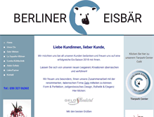 Tablet Screenshot of berlinereisbaer.de